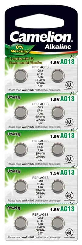 Angebot Alkaline Knopfzelle AG12/LR43, 1,5 Volt, 0%HG - 10 Stück